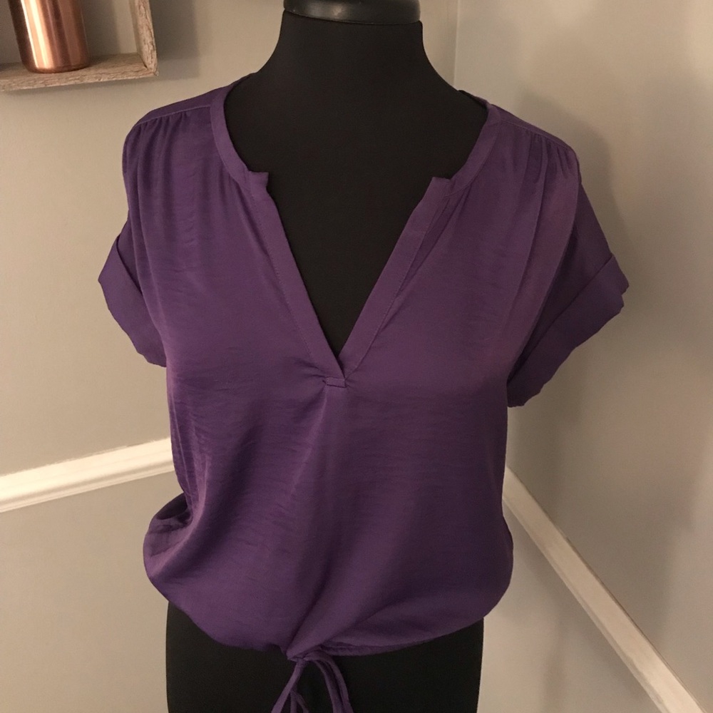 BCBG purple blouse